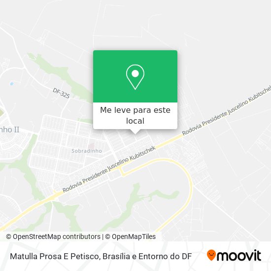 Matulla Prosa E Petisco mapa