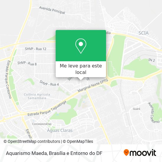 Aquarismo Maeda mapa