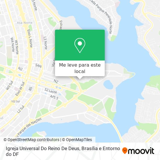 Igreja Universal Do Reino De Deus mapa