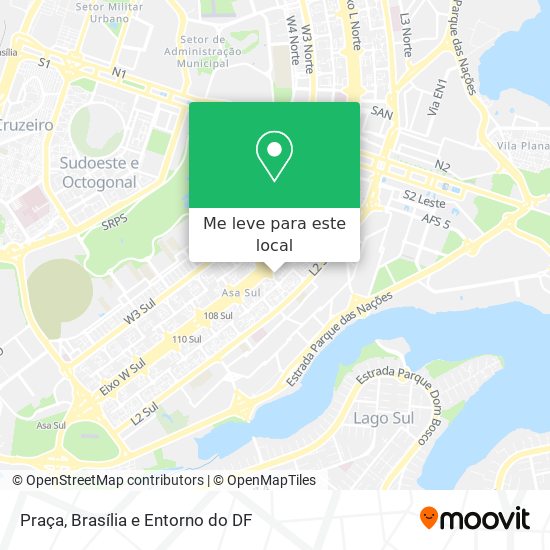Praça mapa