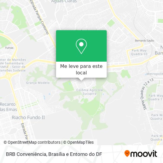 BRB Conveniência mapa