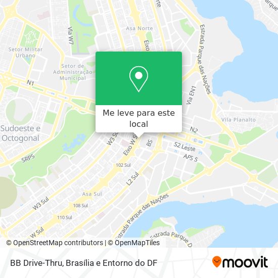 BB Drive-Thru mapa