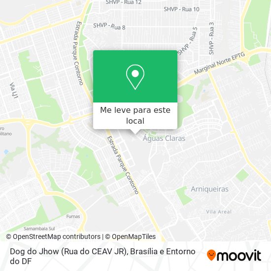 Dog do Jhow (Rua do CEAV JR) mapa