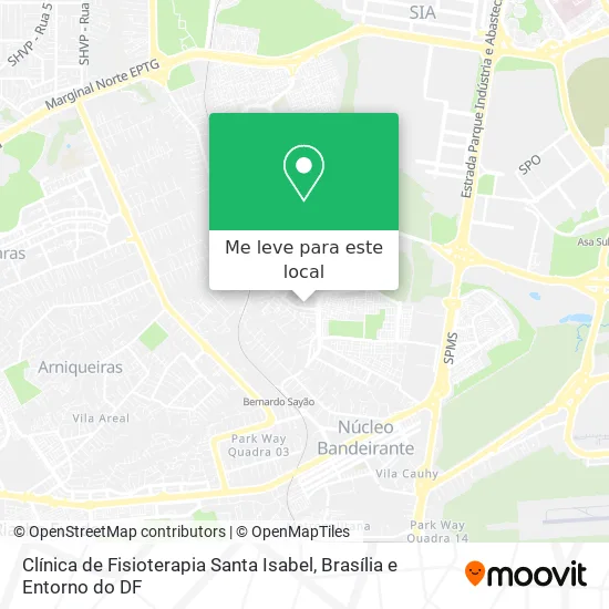 Clínica de Fisioterapia Santa Isabel mapa