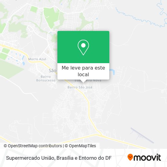 Supermercado União mapa