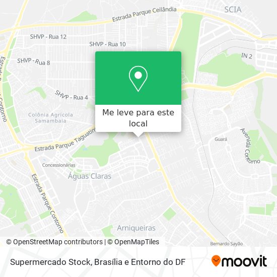 Supermercado Stock mapa