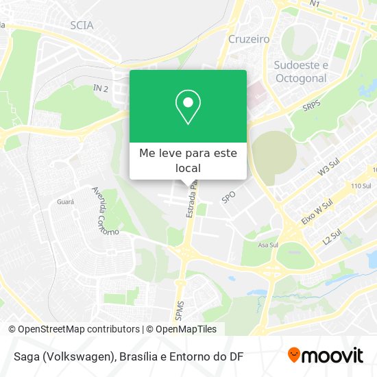 Saga (Volkswagen) mapa