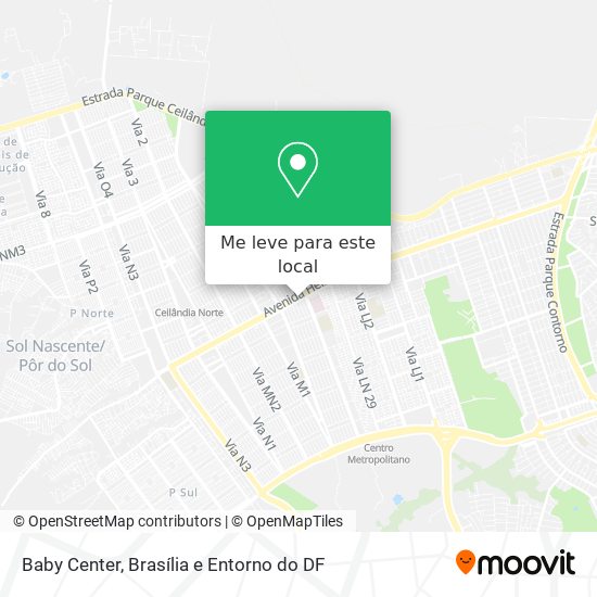 Baby Center mapa