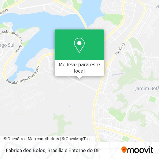 Fábrica dos Bolos mapa
