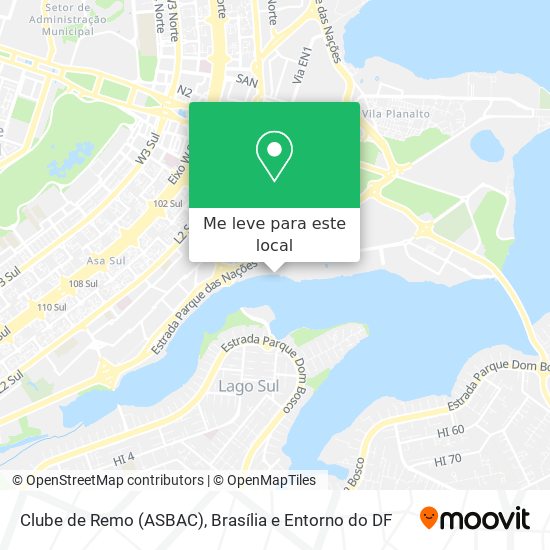 Clube de Remo (ASBAC) mapa