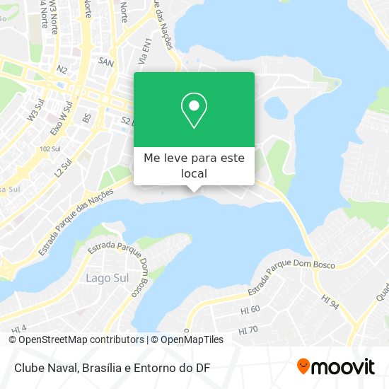 Como chegar até SCES  Ascade / Agepol / Clube Naval em Brasília e