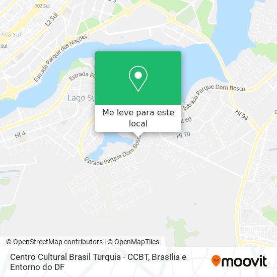 Centro Cultural Brasil Turquia - CCBT mapa