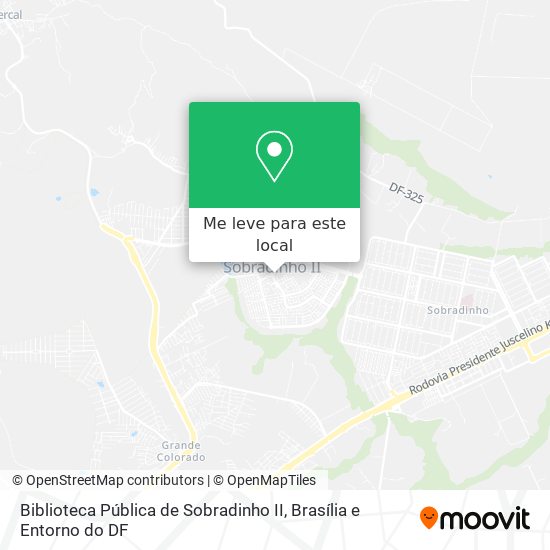 Biblioteca Pública de Sobradinho II mapa
