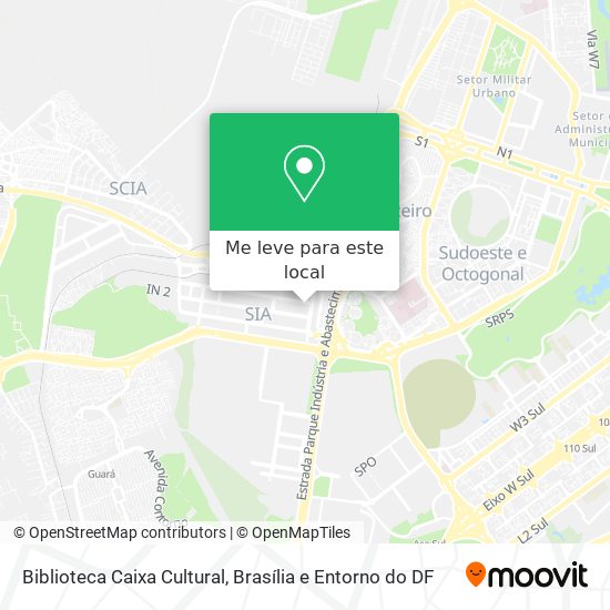 Biblioteca Caixa Cultural mapa