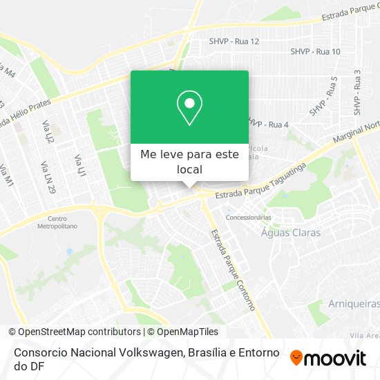 Consorcio Nacional Volkswagen mapa