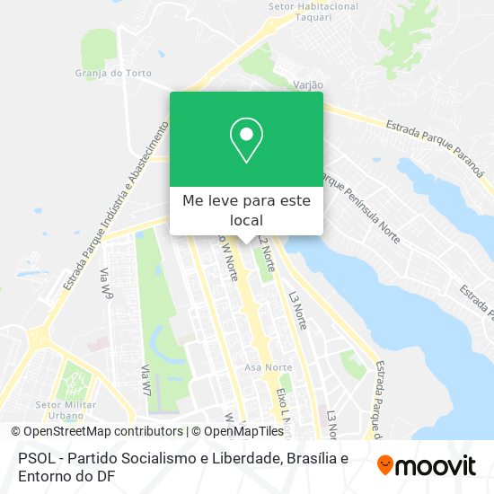 PSOL - Partido Socialismo e Liberdade mapa