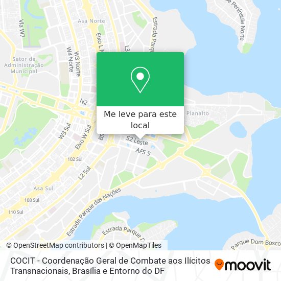 COCIT - Coordenação Geral de Combate aos Ilícitos Transnacionais mapa