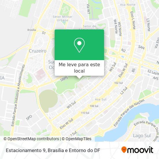Estacionamento 9 mapa