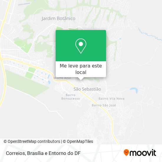 Correios mapa