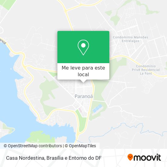 Casa Nordestina mapa