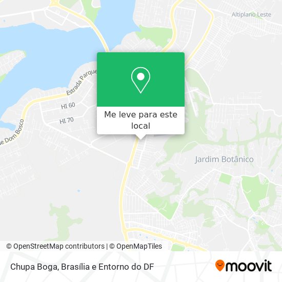 Chupa Boga mapa