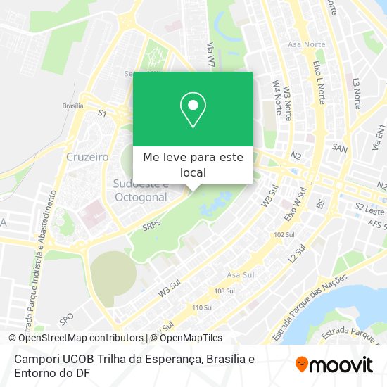 Campori UCOB Trilha da Esperança mapa