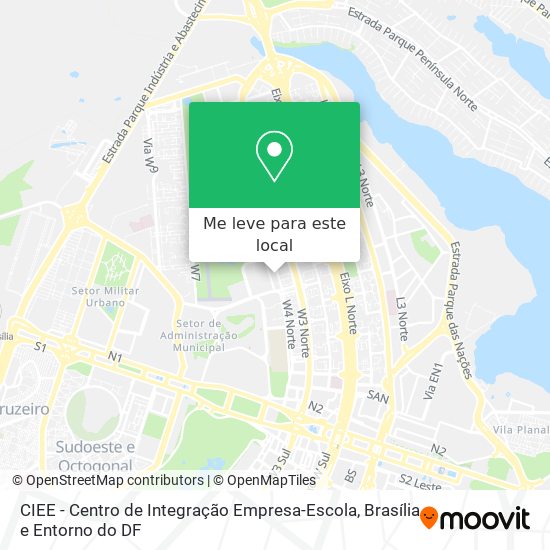 CIEE - Centro de Integração Empresa-Escola mapa