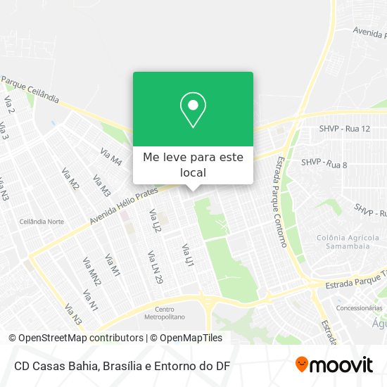 CD Casas Bahia mapa