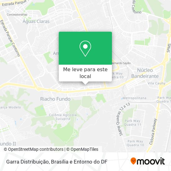 Garra Distribuição mapa