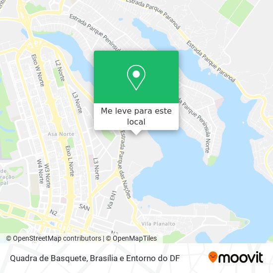 Quadra de Basquete mapa