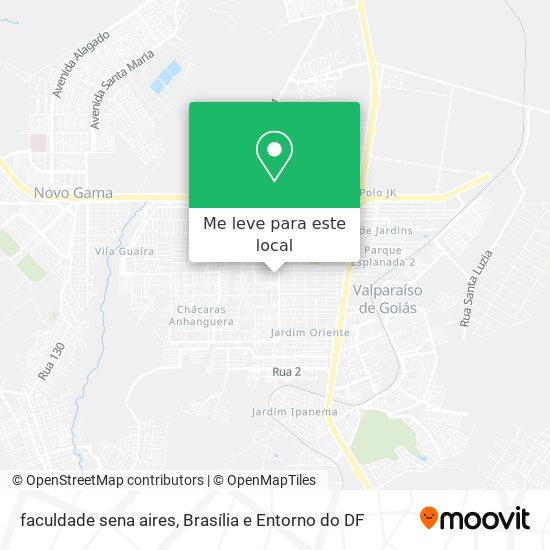 faculdade sena aires mapa