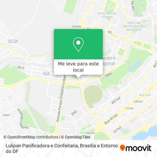Lulipan Panificadora e Confeitaria mapa