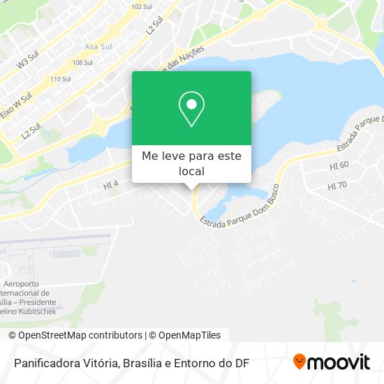 Panificadora Vitória mapa