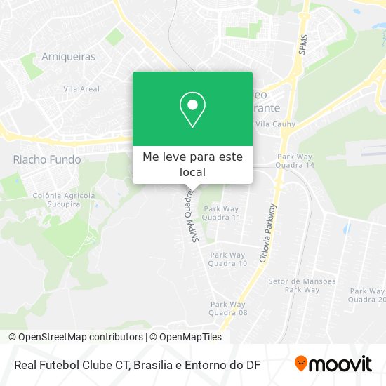 Real Futebol Clube CT mapa