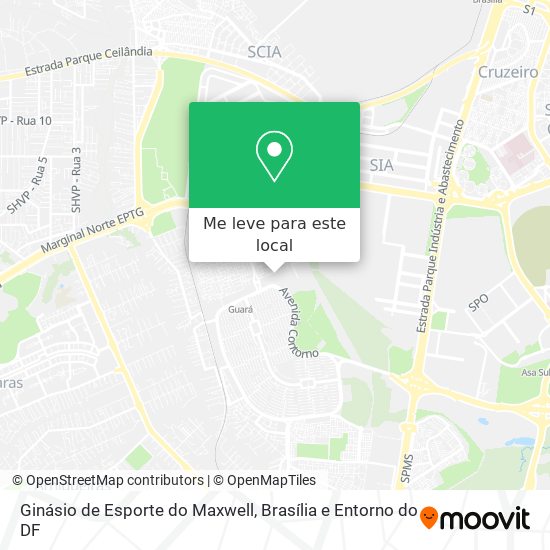 Ginásio de Esporte do Maxwell mapa