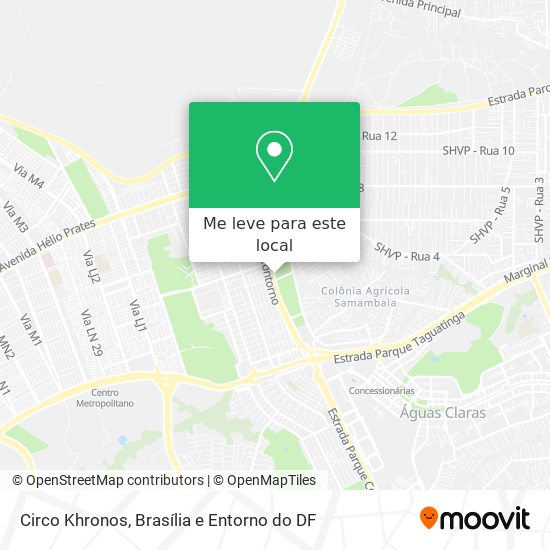 Circo Khronos mapa