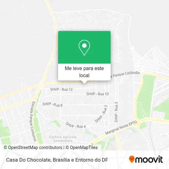 Casa Do Chocolate mapa