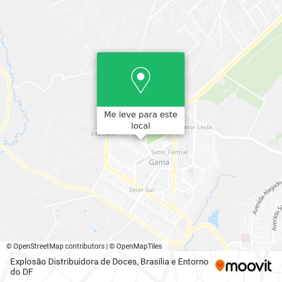Explosão Distribuidora de Doces mapa