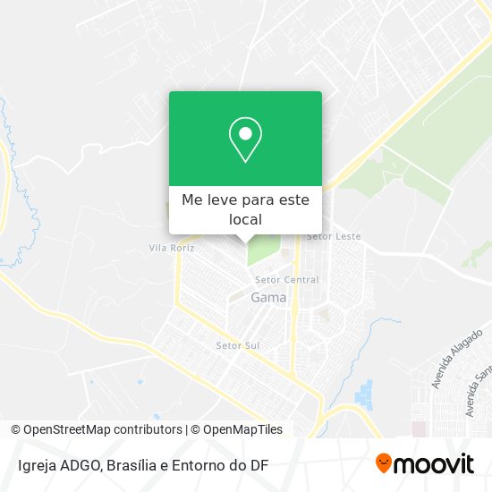 Igreja ADGO mapa