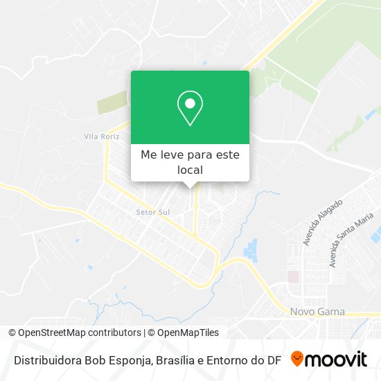 Distribuidora Bob Esponja mapa