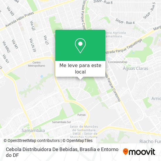Cebola Distribuidora De Bebidas mapa