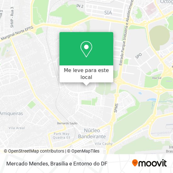 Mercado Mendes mapa