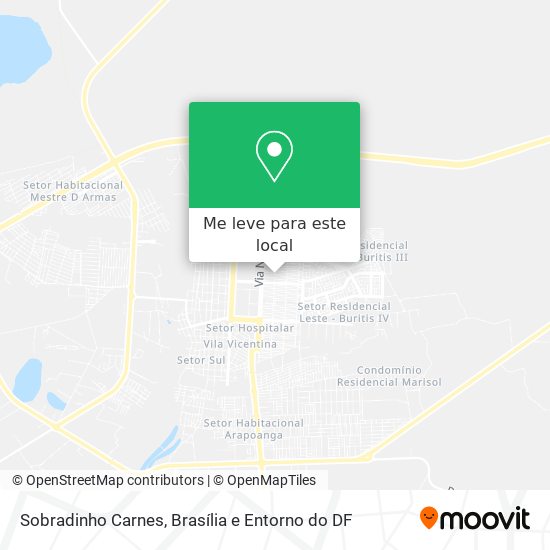 Sobradinho Carnes mapa