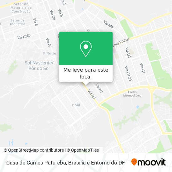 Casa de Carnes Patureba mapa