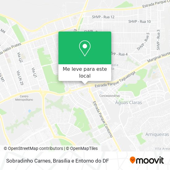 Sobradinho Carnes mapa