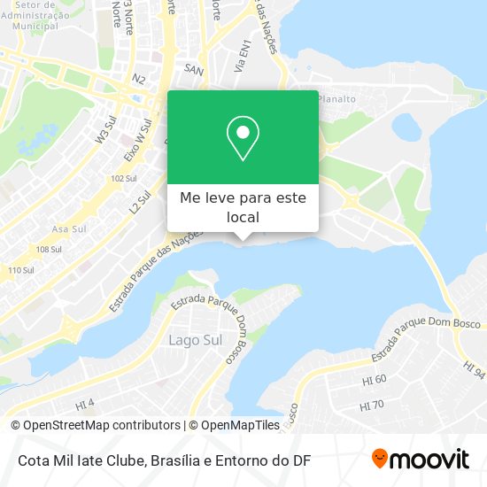 Cota Mil Iate Clube mapa