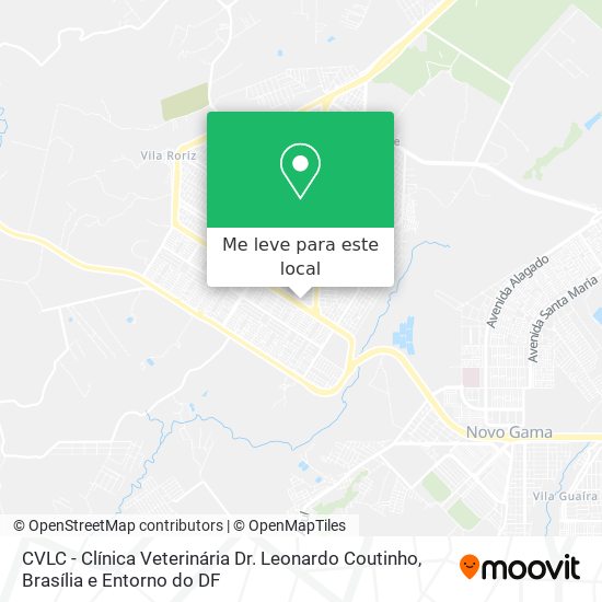 CVLC - Clínica Veterinária Dr. Leonardo Coutinho mapa