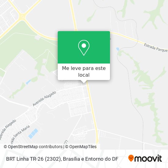BRT Linha TR-26 (2302) mapa