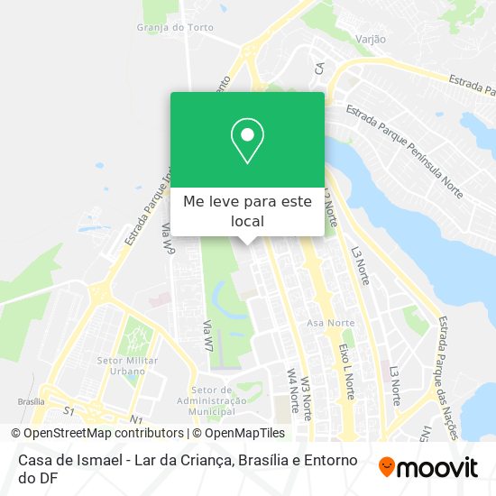 Casa de Ismael - Lar da Criança mapa