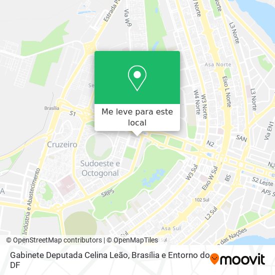 Gabinete Deputada Celina Leão mapa